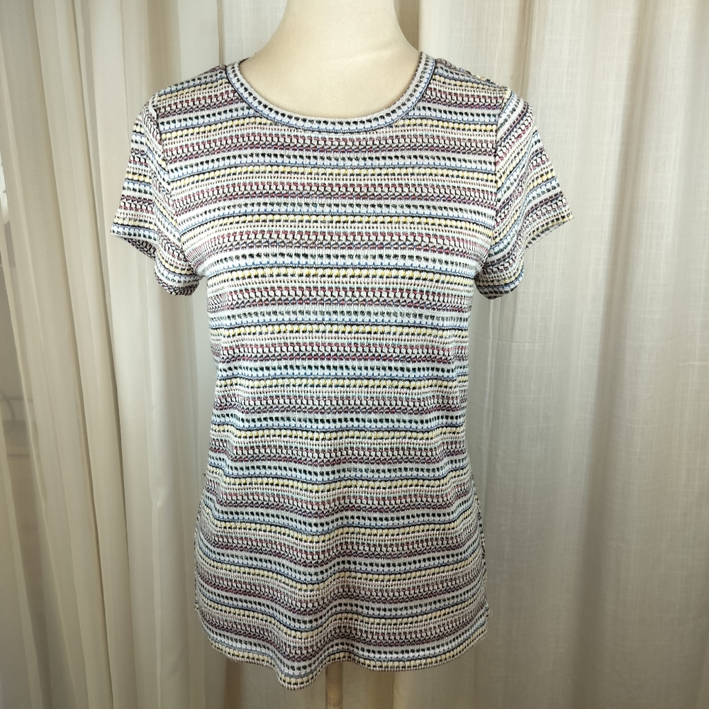 2/$30 NWT Bobeau Multicolored Striped Summer Womens Top Size S Nordstom Rack